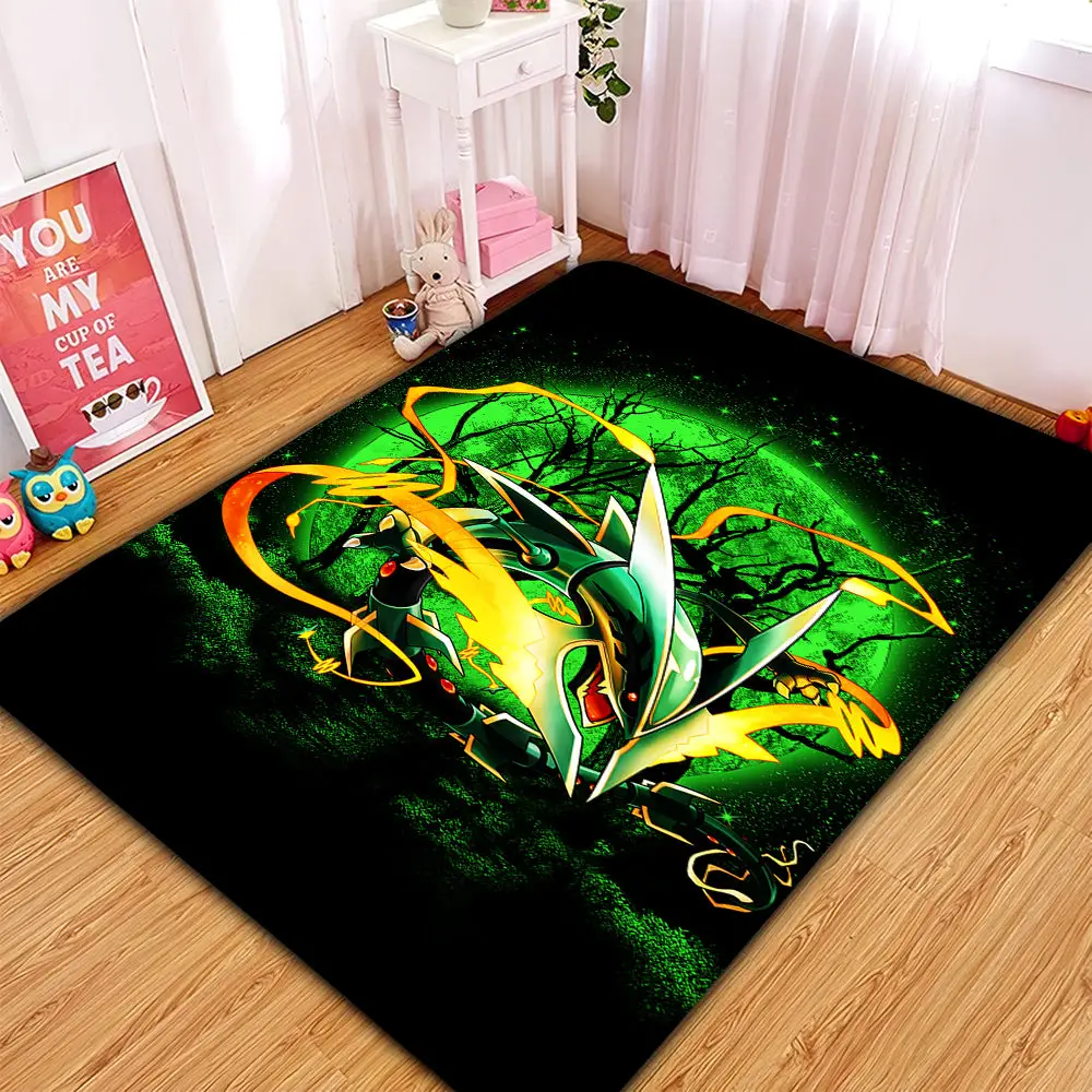 Mega X Rayquaza Moonlight Rectangular Area Rug
