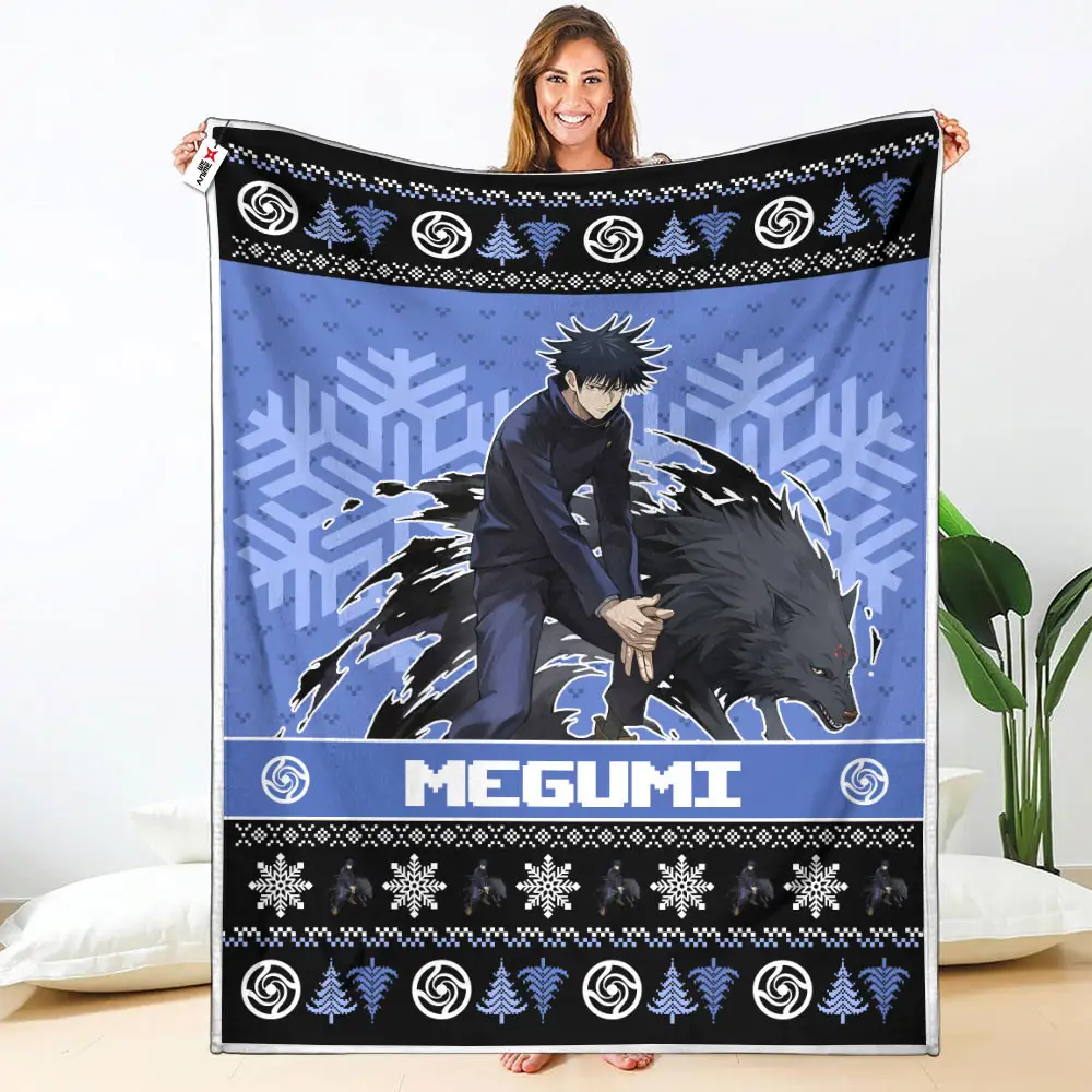 Megumi Fushiguro Blanket Custom Anime