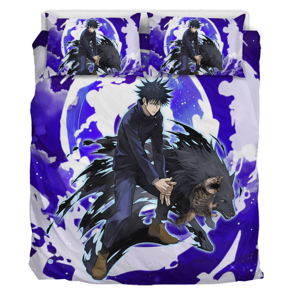 Megumi Fushiguro Custom Anime Bedding Set
