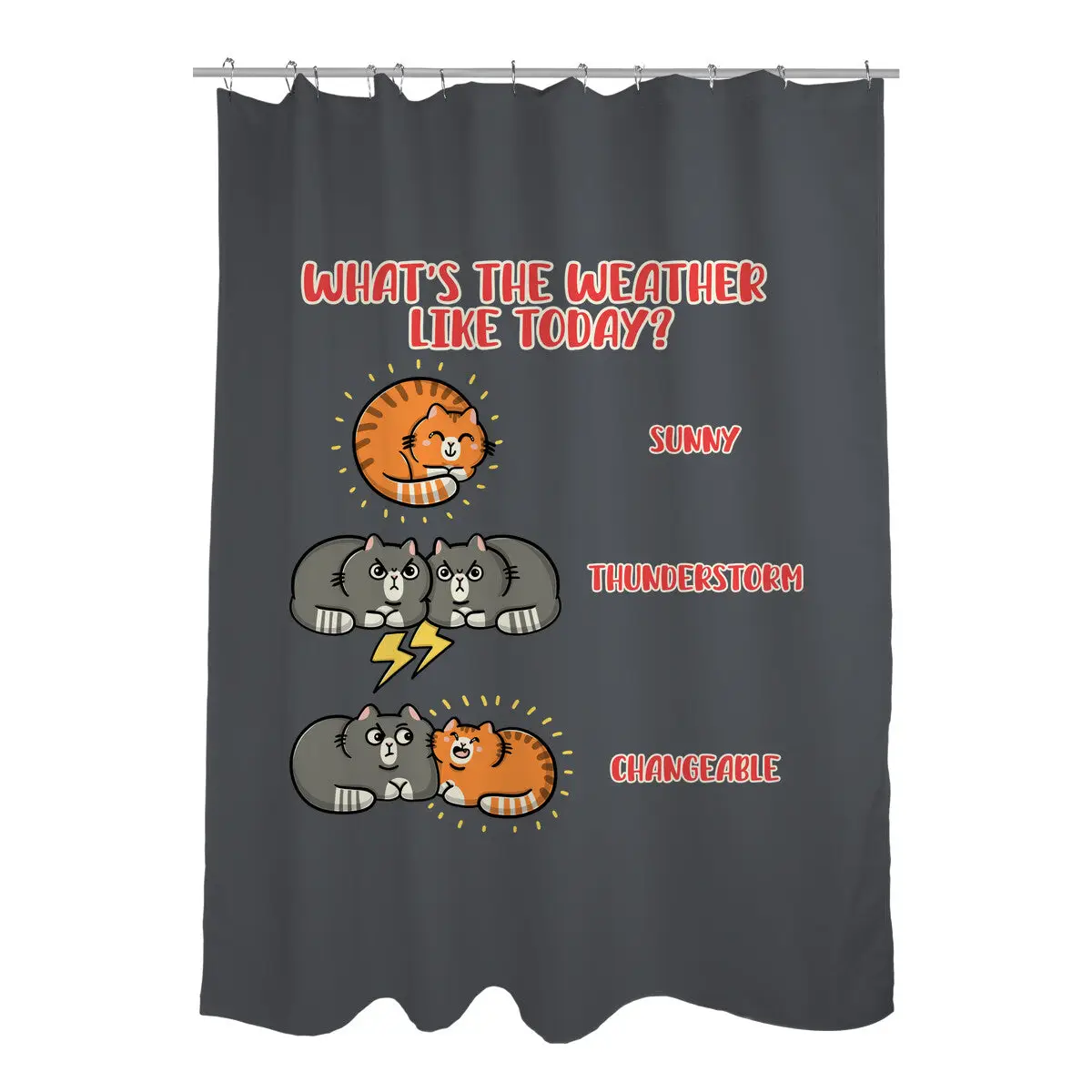 Meoweather Shower Curtains