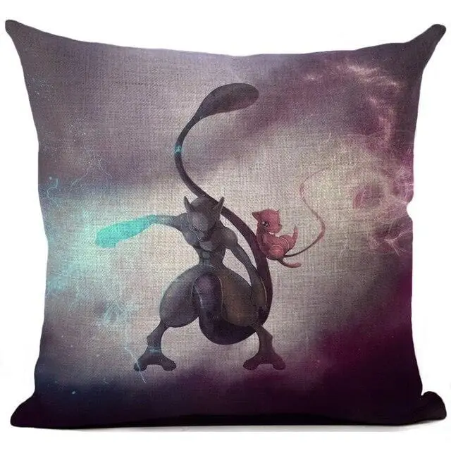Mewtwo & Mew Pokemon Pillow