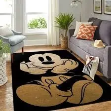 Mickey Mouse Disney Area Rug Home Decor