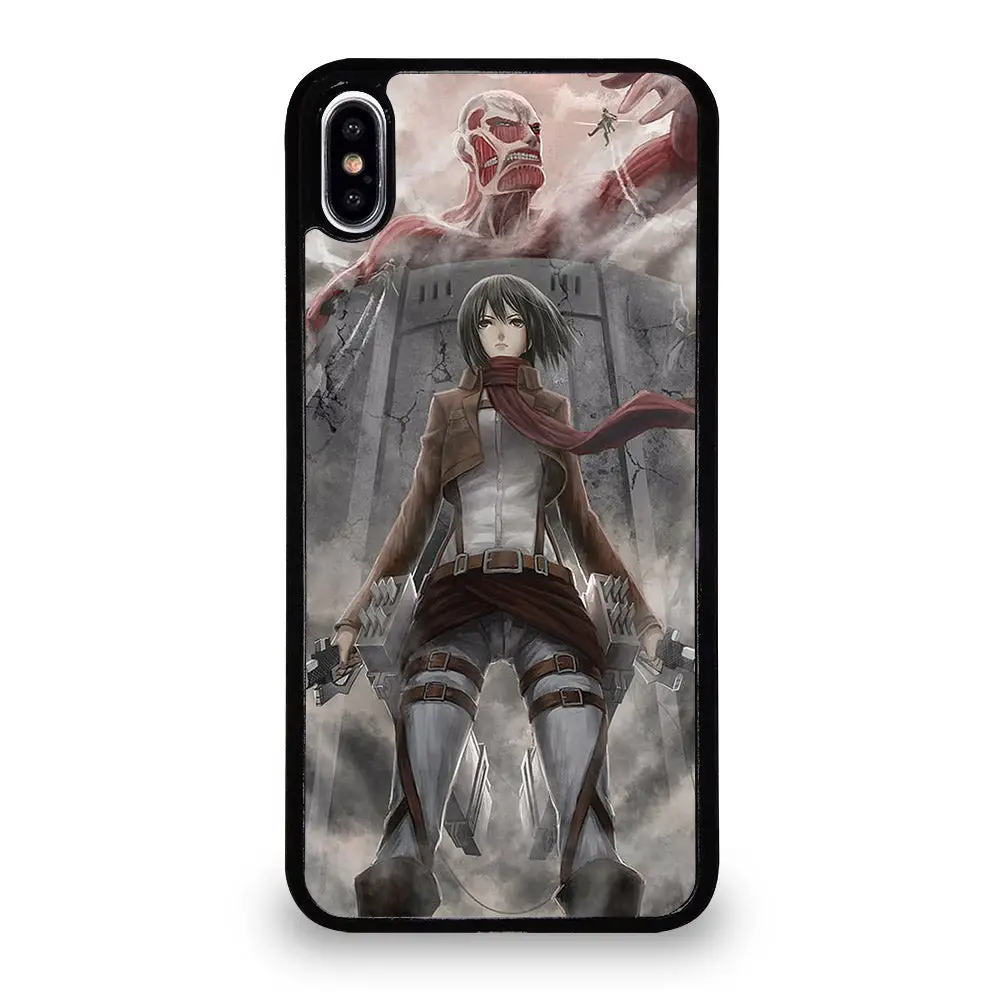 MIKASA ACKERMAN ANIME ATTACK ON TITAN iPhone XS Max Case Cover