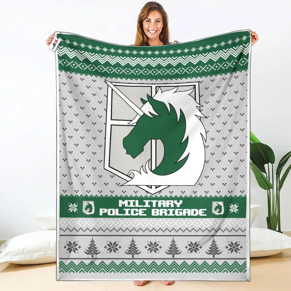 Military Police Brigade Blanket Custom Attack On Titan Anime