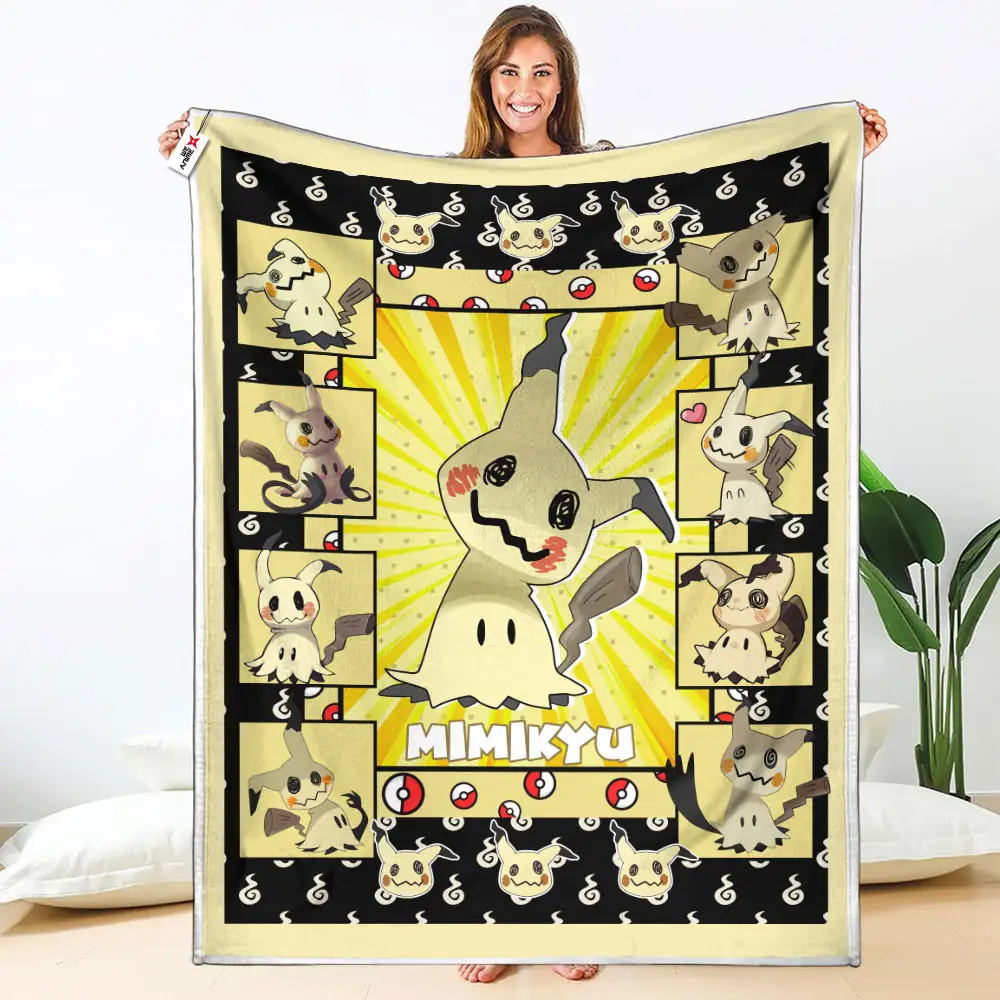 Mimikyu Blanket Custom Anime