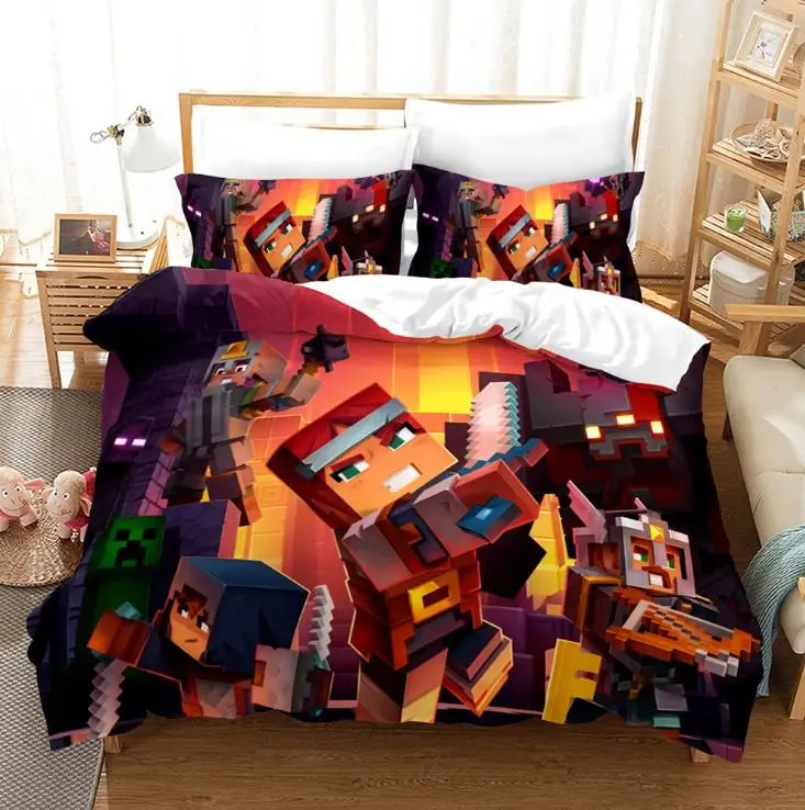 Minecraft Creative Build Bedding Set