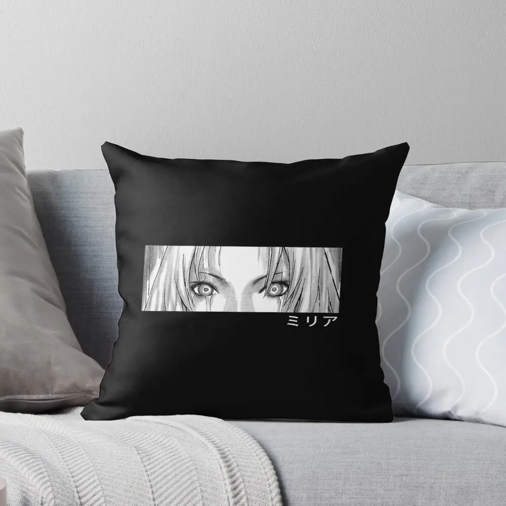 Miria Claymore Manga Throw Pillow