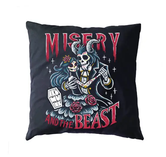 Misery and the Beast Pillow Cushion