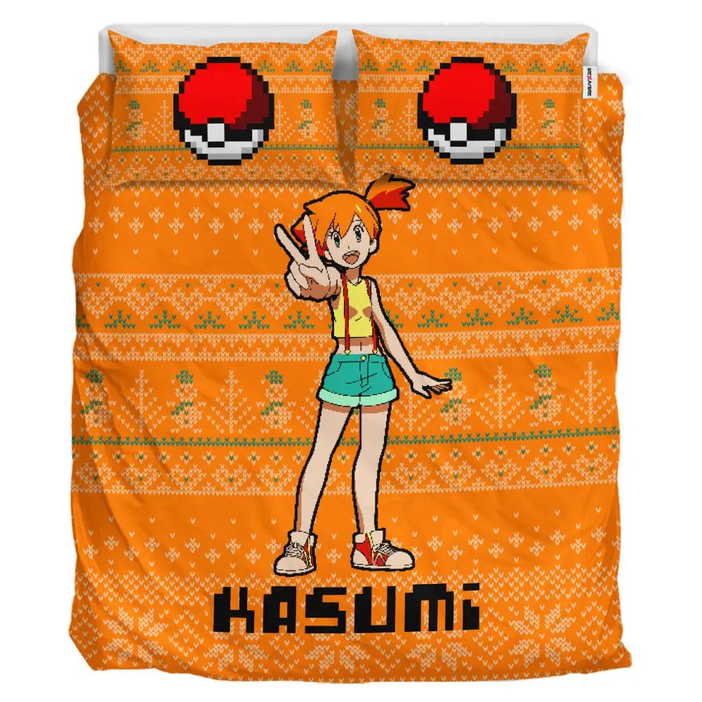 Misty Xmas Polyester Duvet Cover Set