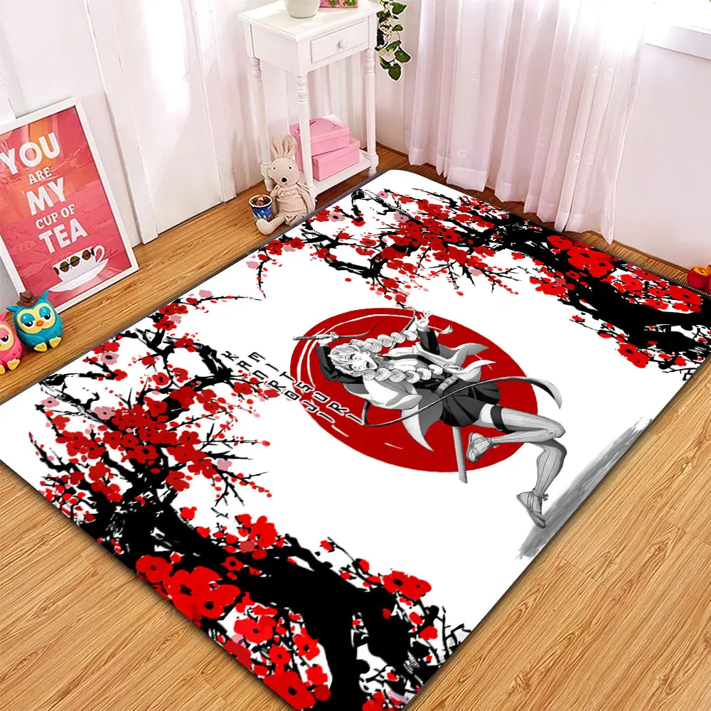 Mitsuri Demon Slayer Anime Japan Style Rectangular Area Rug