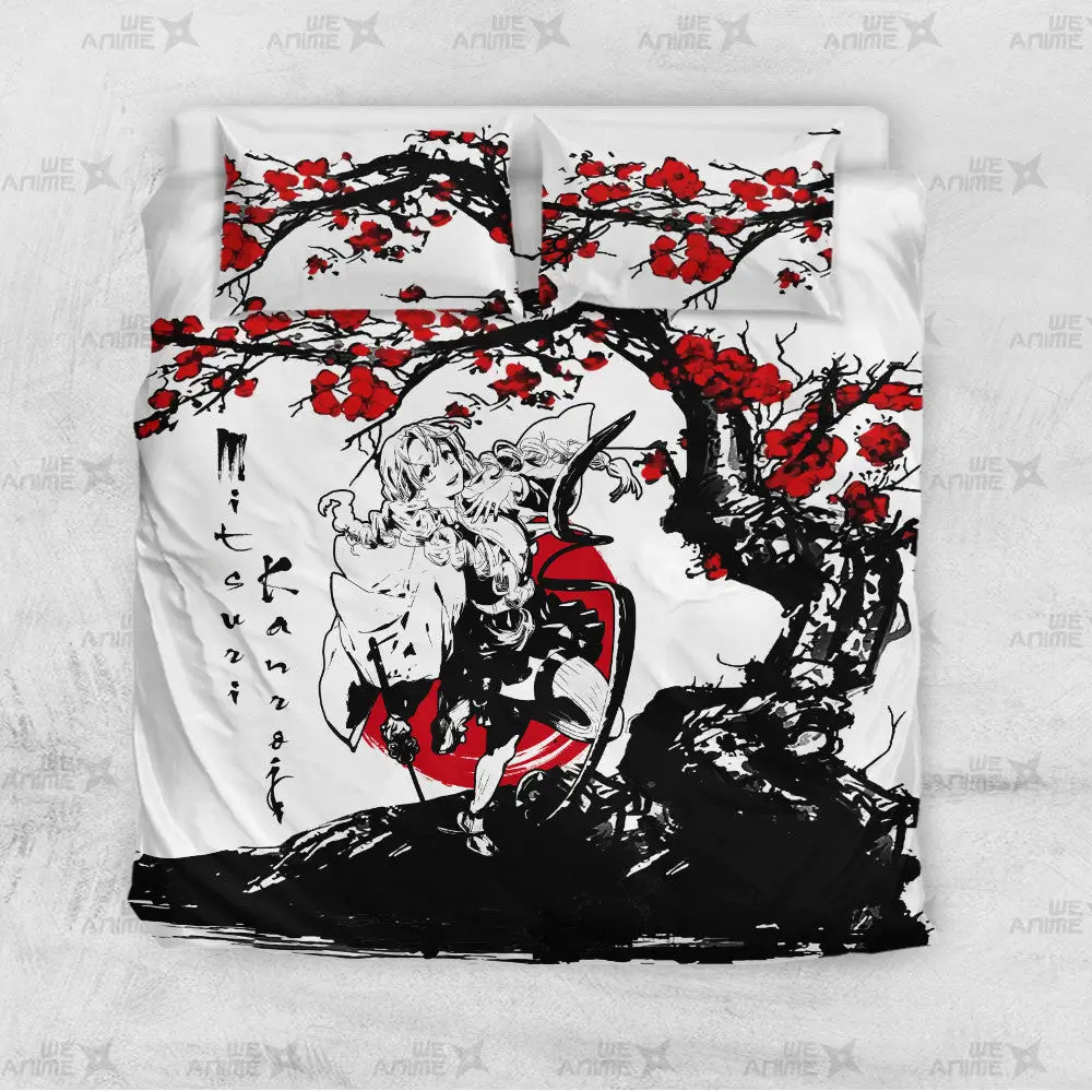 Mitsuri Kanroji Japanese Custom Bedding Set Anime Room