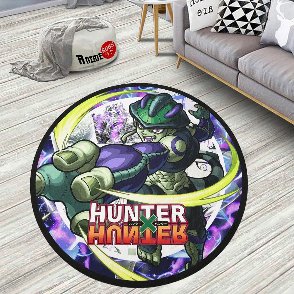 Mix Manga Meruem Skid-Proof Round Rug