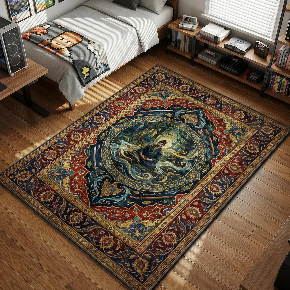 Miyamoto Musashi Forest Meditation Rug - Vagabond Chair Mat