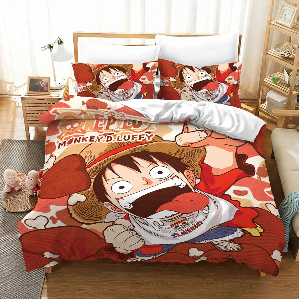 Monkey D Luffy Meat Lover One Piece Anime Bedding Set