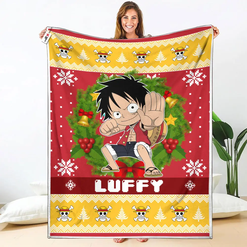 Monkey D. Luffy Blanket Custom Anime