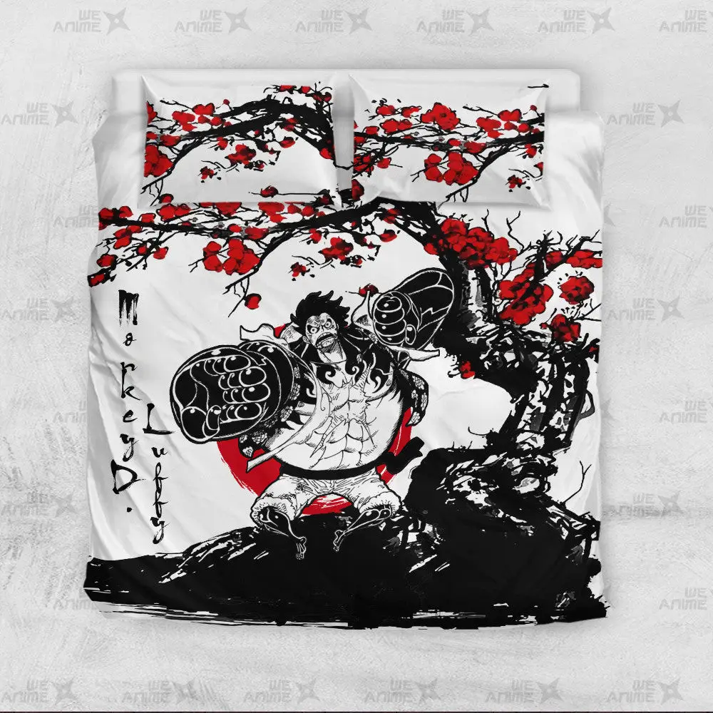 Monkey D. Luffy Japanese Custom Bedding Set Anime Room