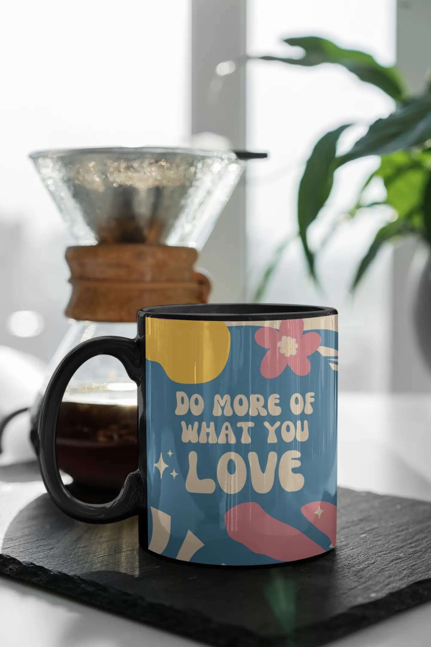 Motivational Quotes Do More What You Love Printed Mug
