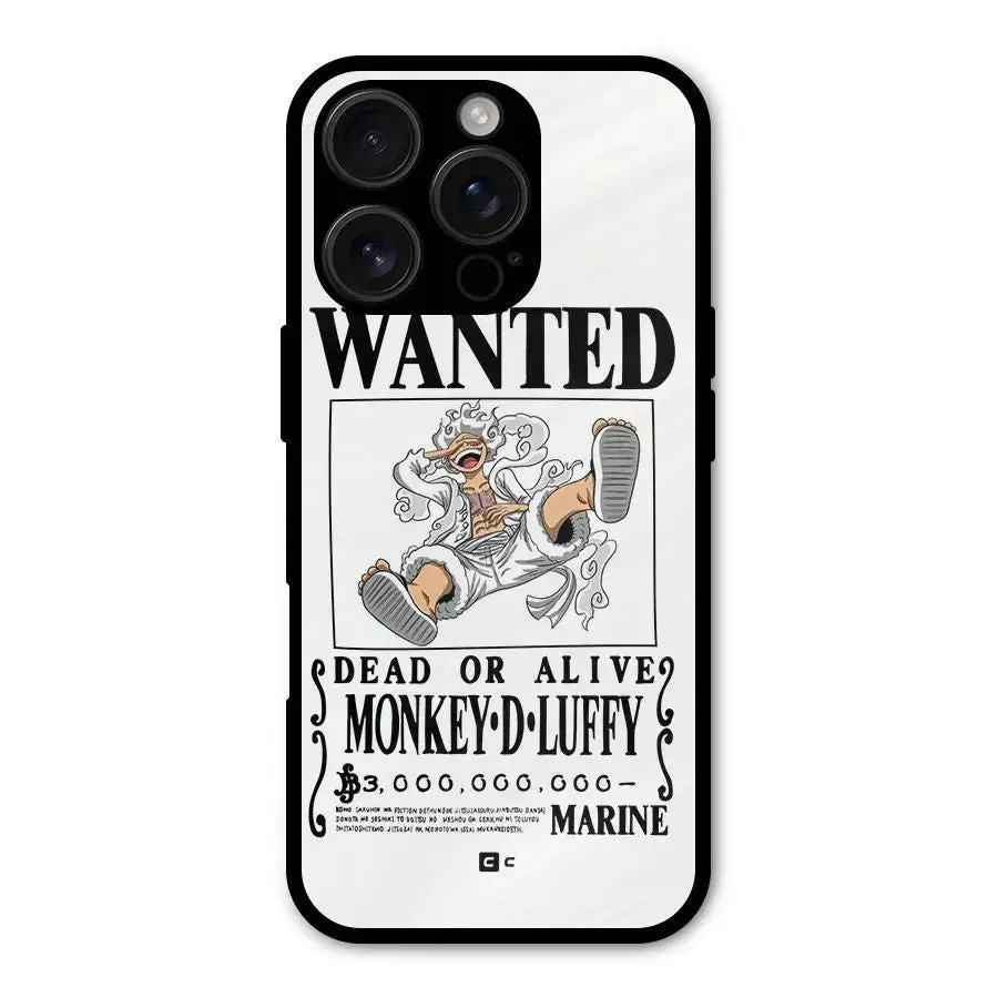 Munkey D Luffy Wanted  Shockproof Hybrid Protection Back Case Cover