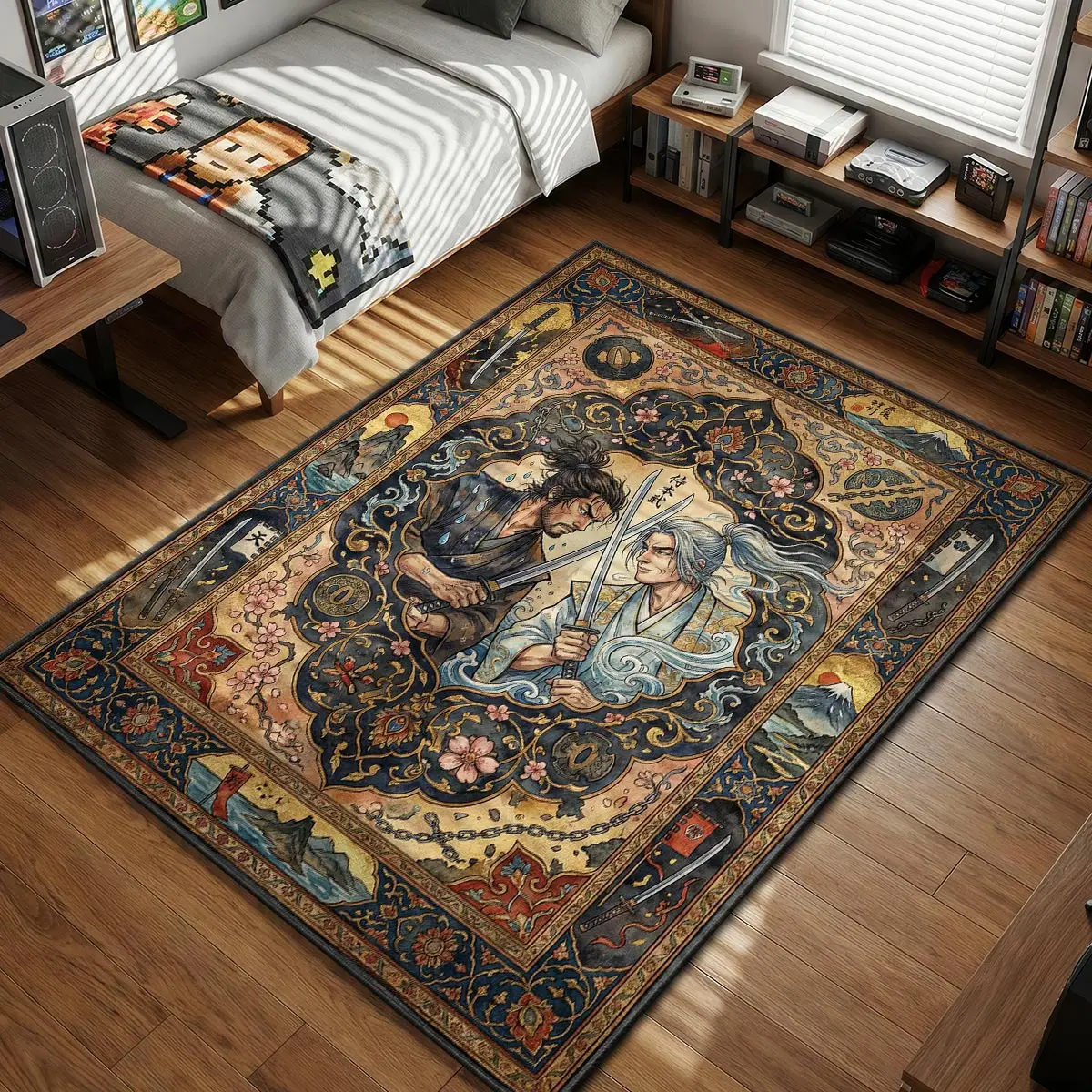 Musashi & Kojiro Rivals Rug - Vagabond Chair Mat