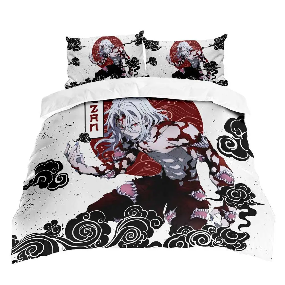 Muzan Kibutsuji Bedding Set Anime