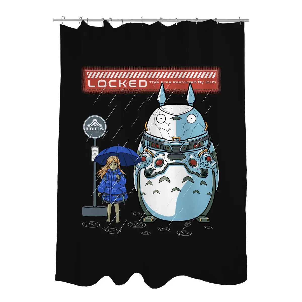My Cyber Neighbor Shower Curtains