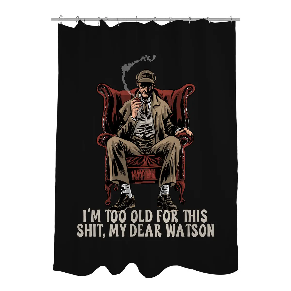 My Dear Watson Shower Curtains