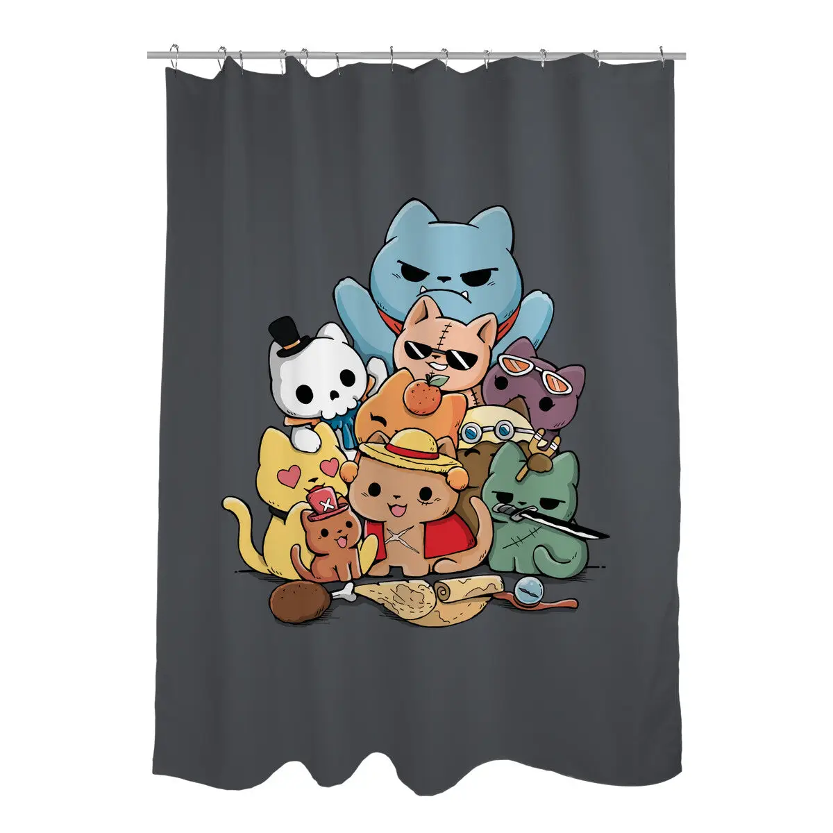 Nakama Kittens Shower Curtains