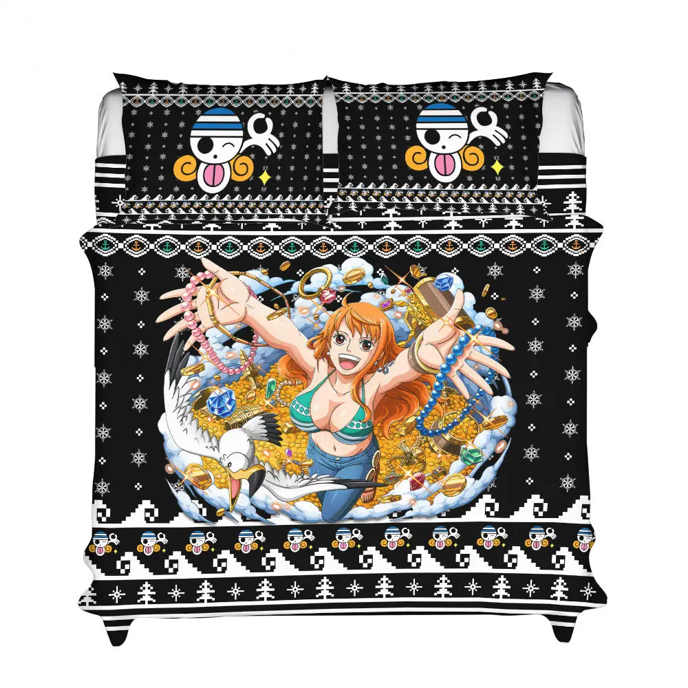 Nami Xmas Polyester Duvet Cover Set