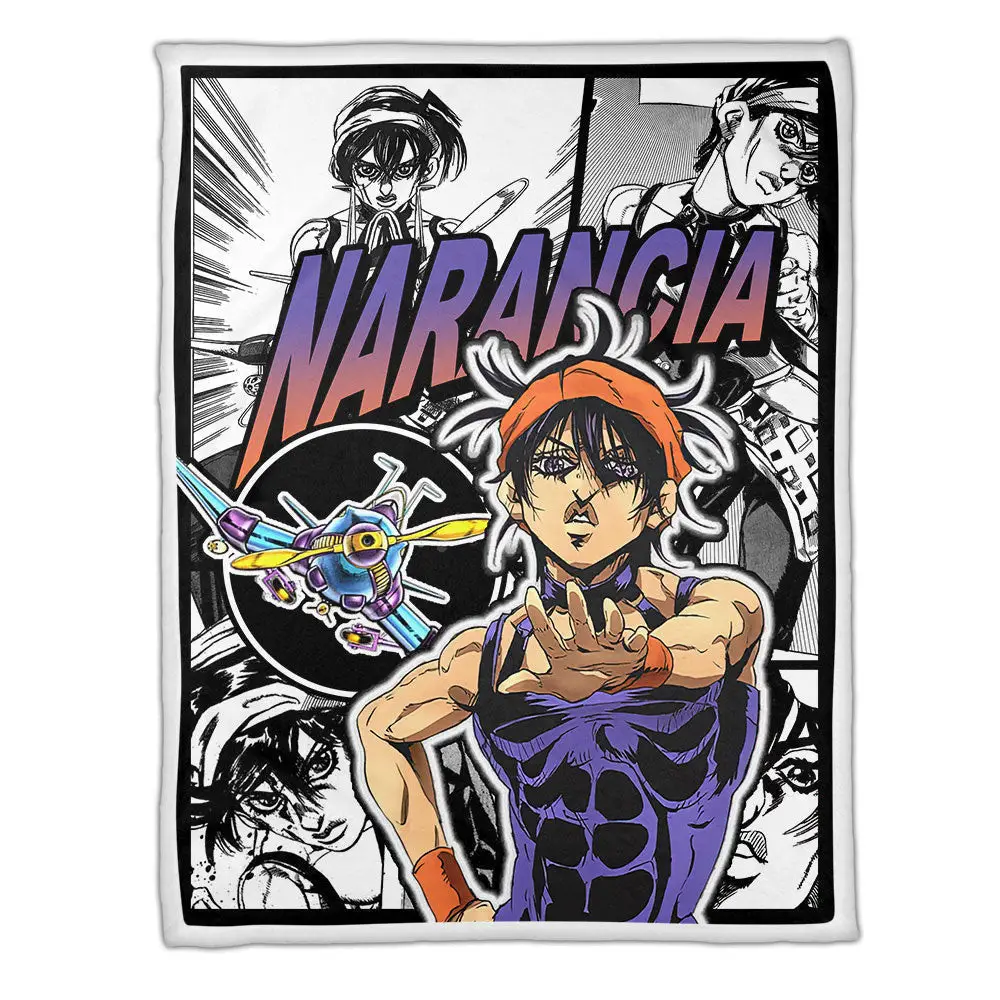 Narancia Ghirga Blanket Custom JJBA Anime