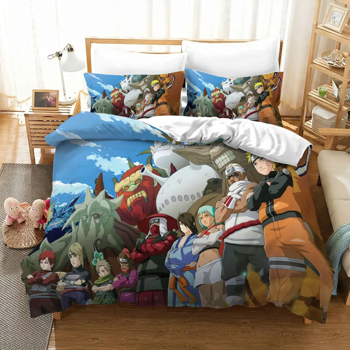Naruto Jinchuriki Tailed Beast Squad Anime Bedding Set