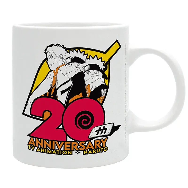 Naruto Shippuden 20th Anniversary Ceramic Mug 11 Fl Oz