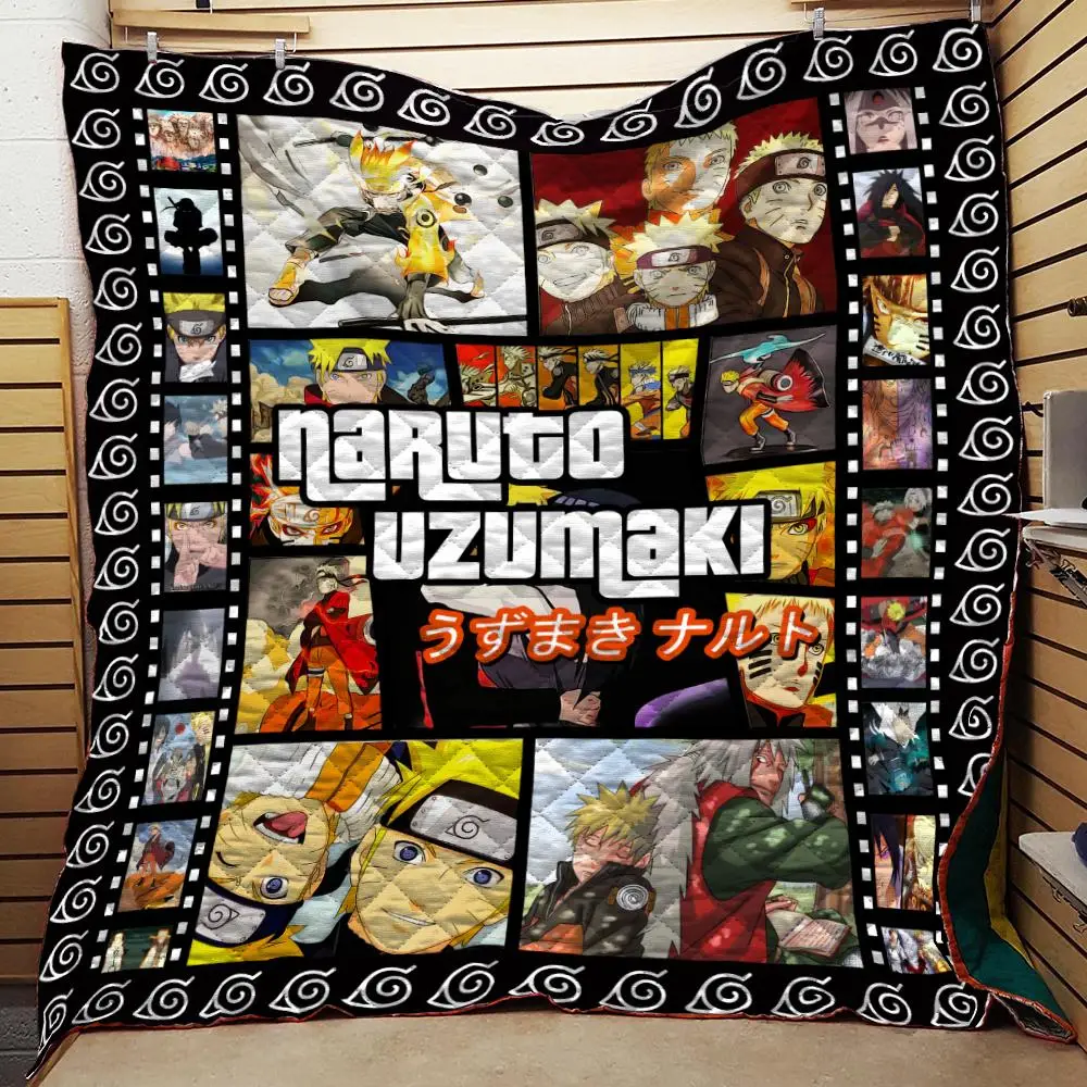 Naruto Uzumaki For Fan Anime Quilt Blanket