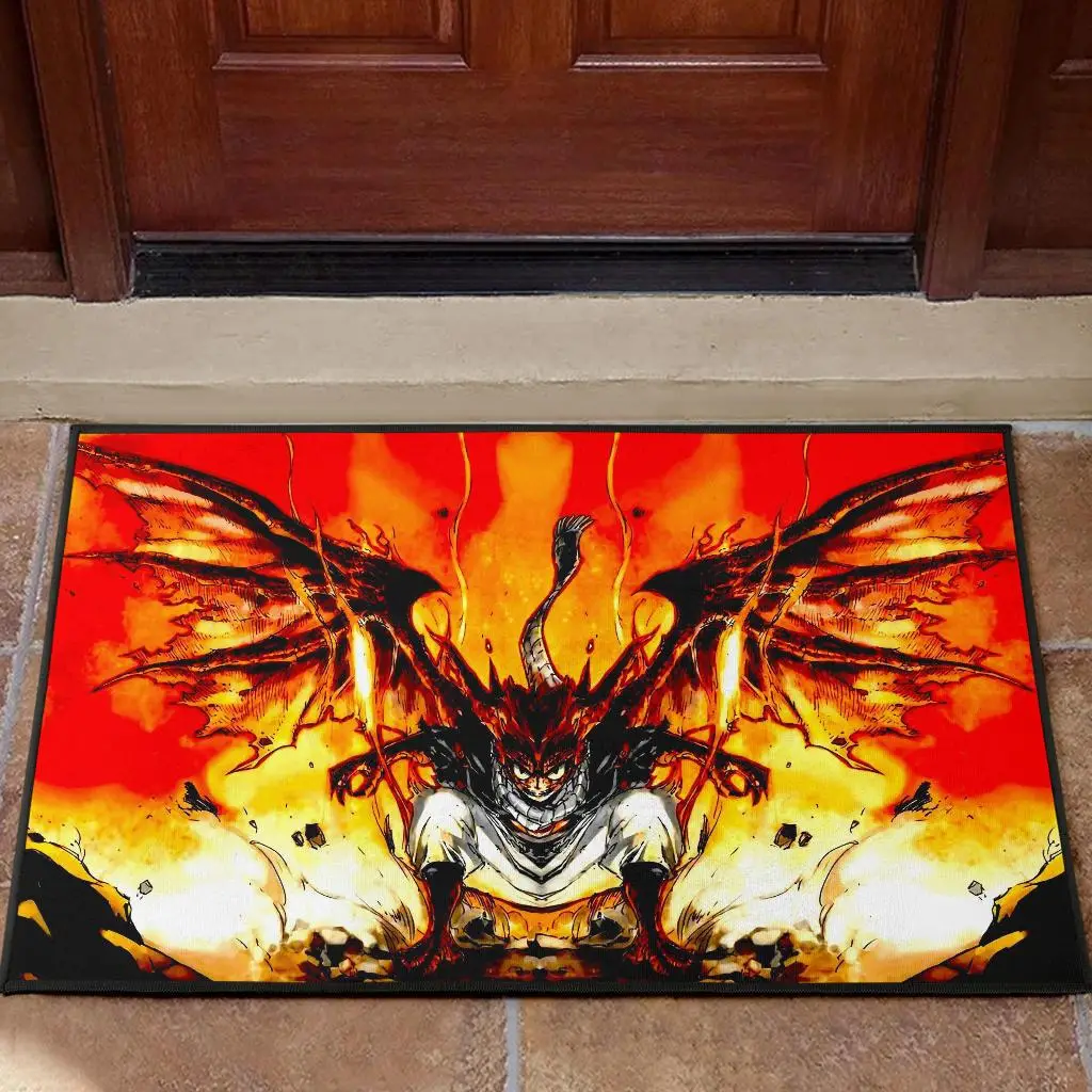 Natsu Dragneel Transform Anime Doormat