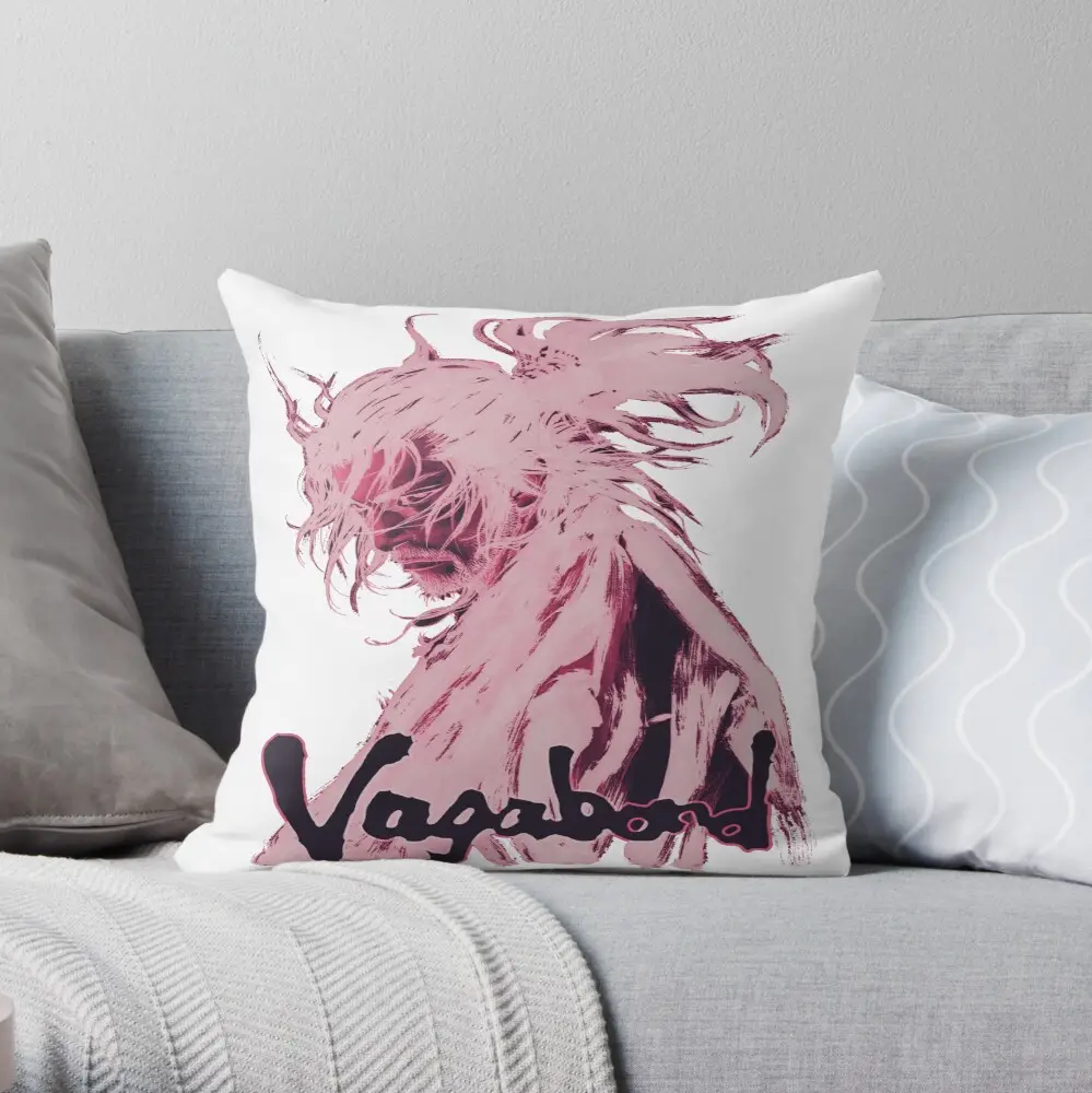 Neon Musashi Miyamoto Vagabond Classic Throw Pillow
