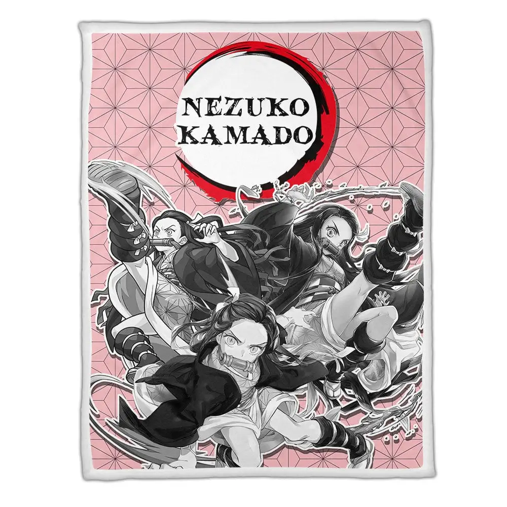 Nezuko Blanket Custom Anime Mix Manga Style