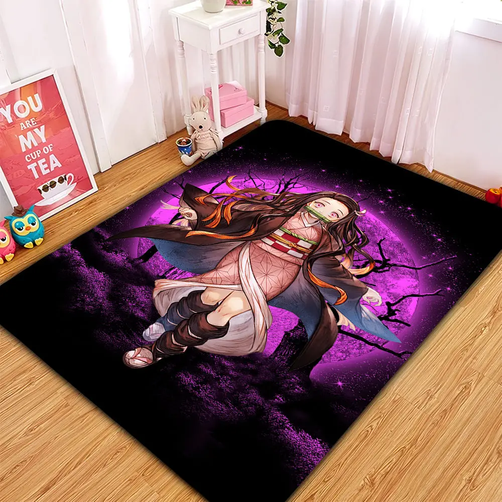 Nezuko Moonlight Rectangular Area Rug