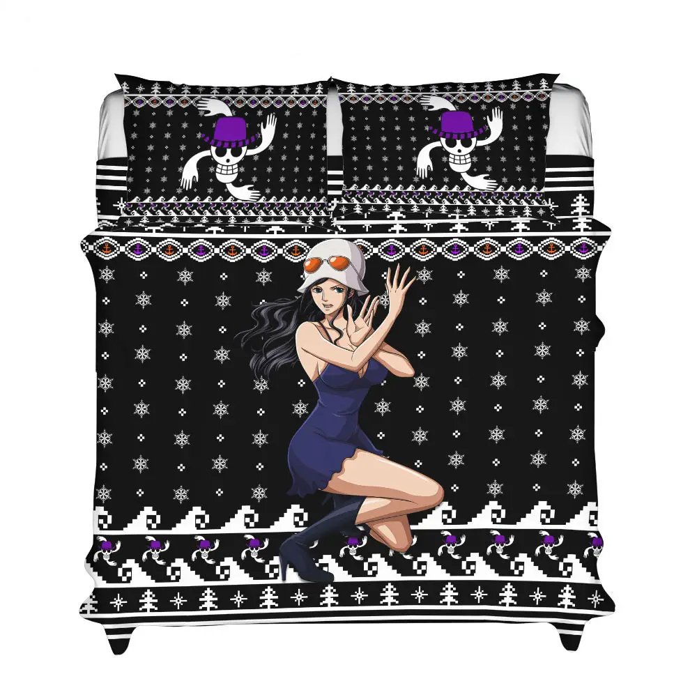 Nico Robin Xmas Polyester Duvet Cover Set