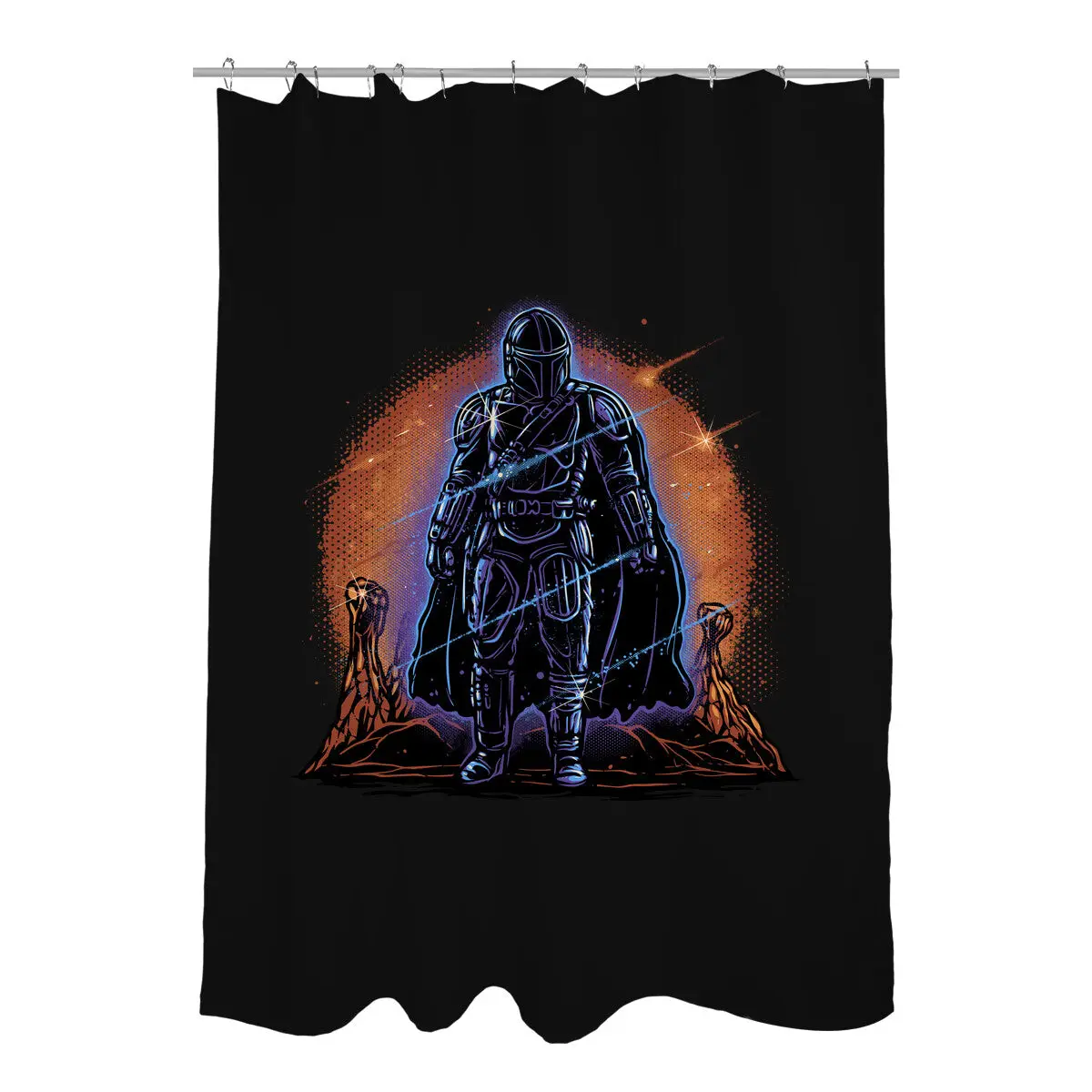 Night Of The Rebel Shower Curtains