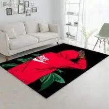 Nike Area Rug For Living Room Home Decor