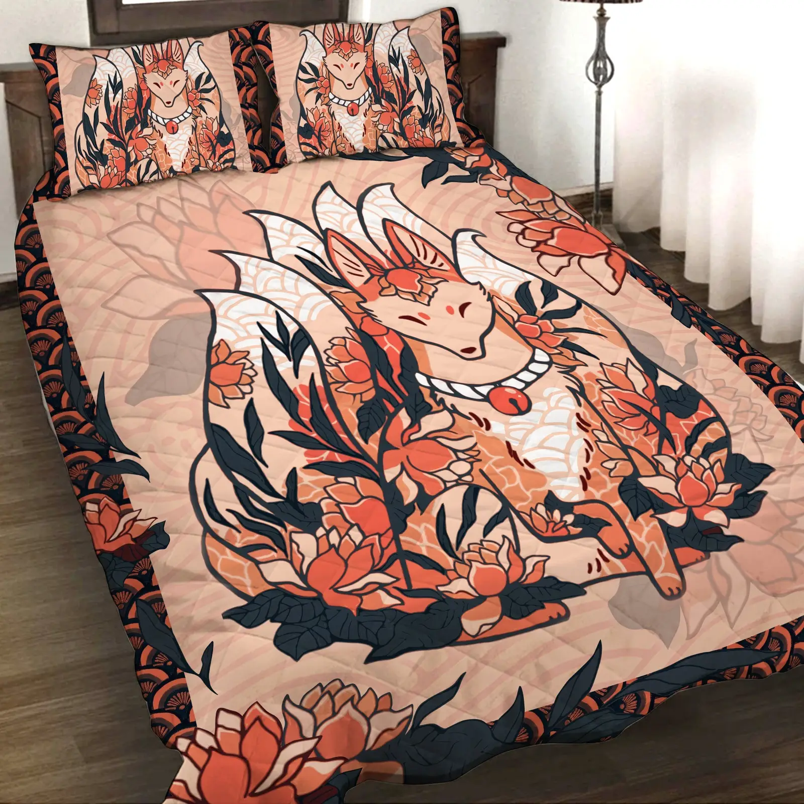 Nine Tail Fox 3D Quilt Set