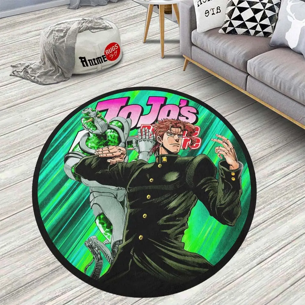 Noriaki Kakyoin Round Rug Custom Jojo's Bizarre Adventure
