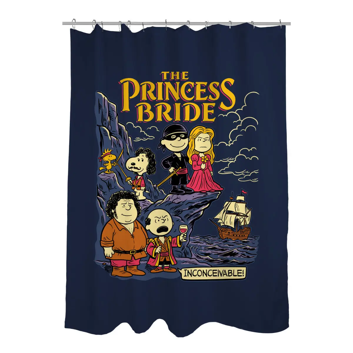 Nutty Bride Shower Curtains