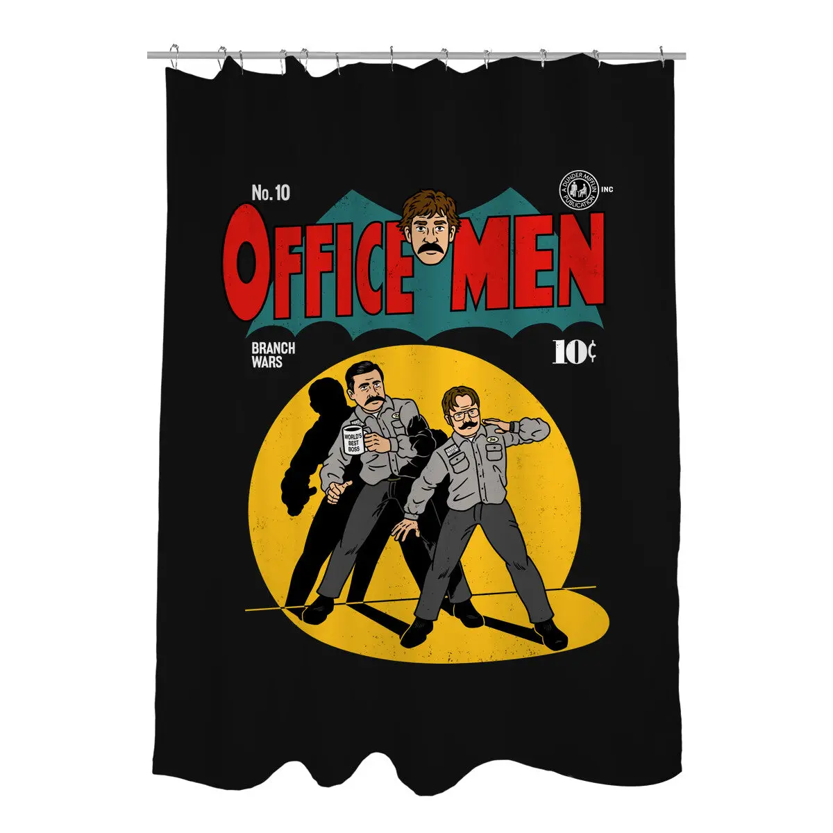 Office-Men Shower Curtains