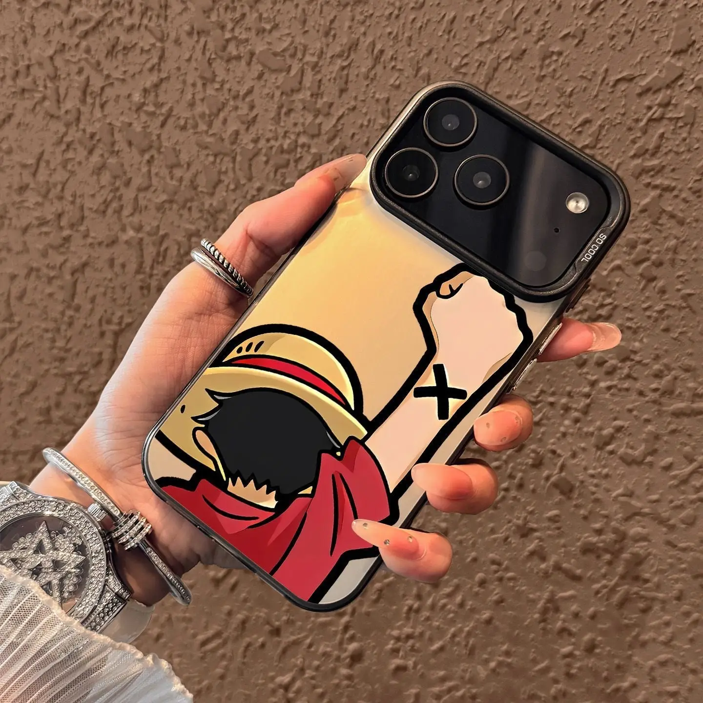 ONE PIECE Luffy iPhone Anime Phone Case Electroplating Protetive Case