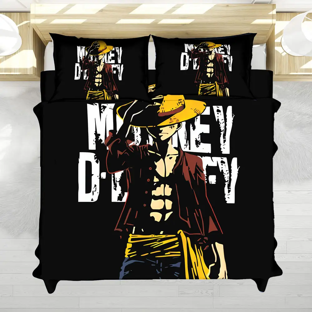 One Piece Luffy Pirate King Bedding Set