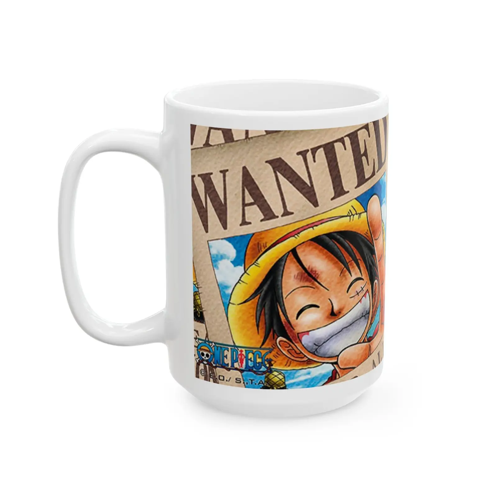 One Piece Mug - Fun Ceramic Coffee Cup for Anime Fans