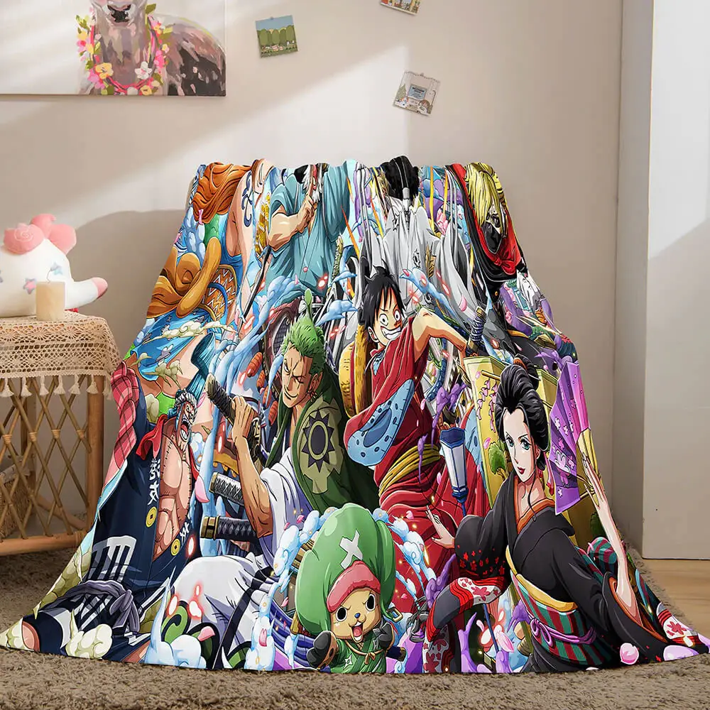 One Piece Wano Arc Straw Hat Crew Blanket