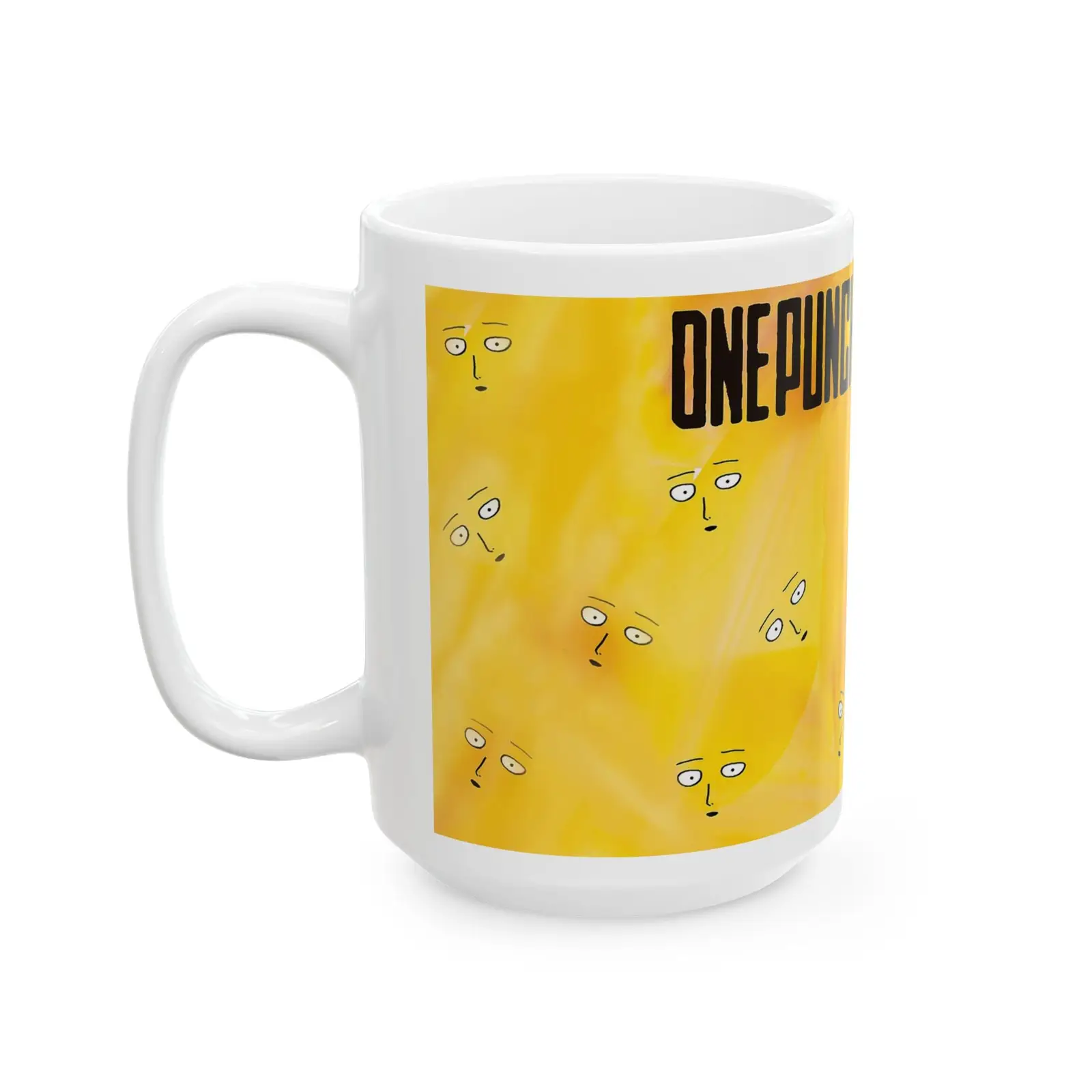One Punch Man Ceramic Mug - Fun Anime Coffee Cup for Fans