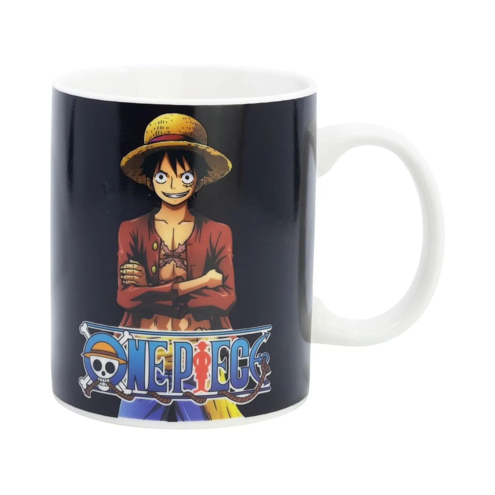 OP Heat Change   Luffy Ceramic Heat Active Coffee Mug