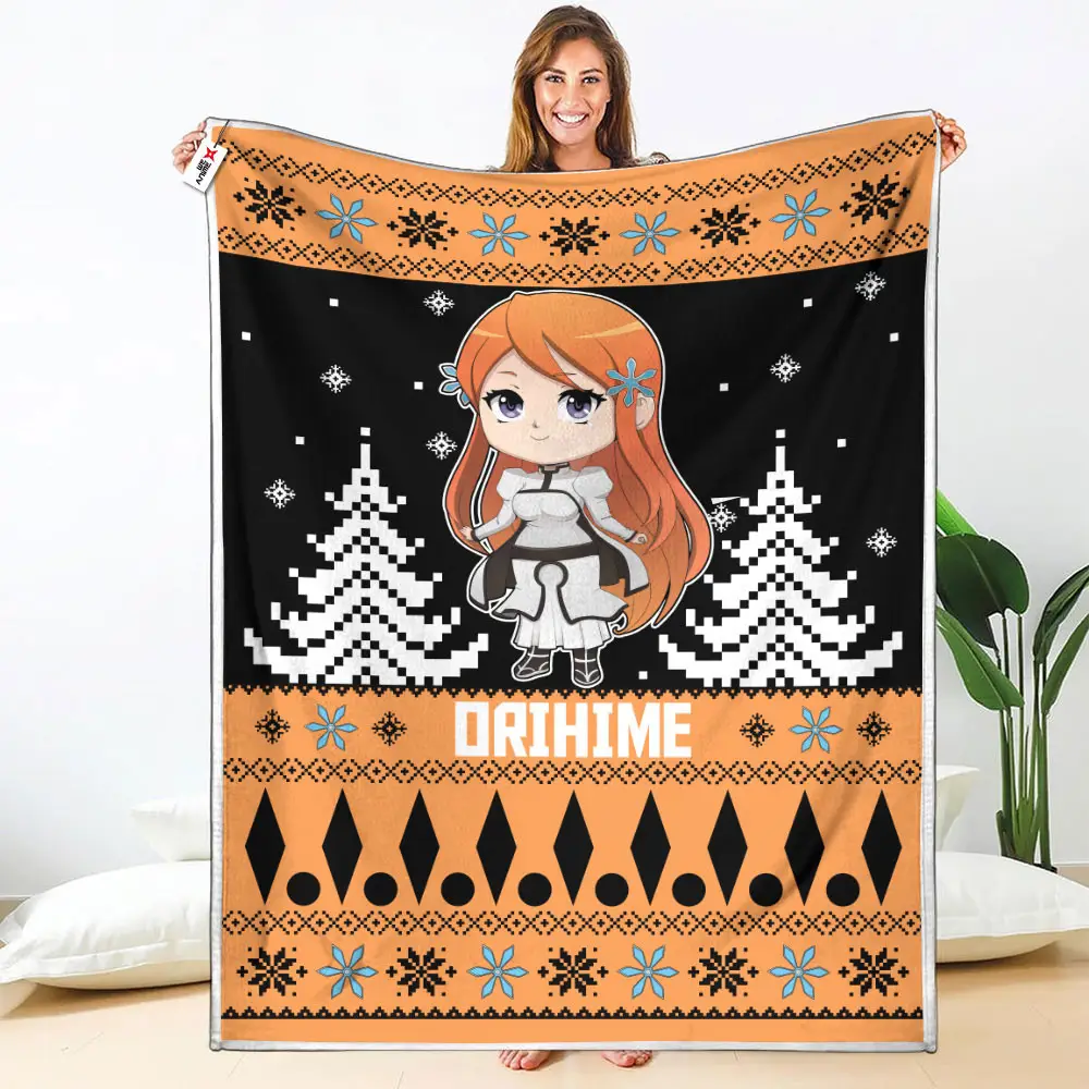 Orihime Inoue Blanket Custom Bleach Anime